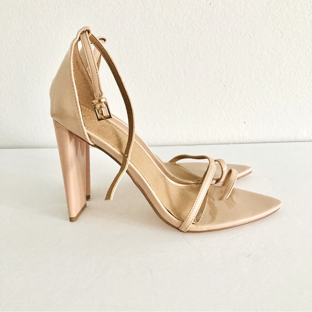 ASOS pointy heels strap soft pink toe Strap 8